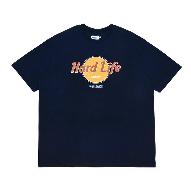 아노트 하드 라이프 티셔츠 네이비 Hard Life T-Shirt (Navy)